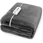 Electric Heated Blanket Twin Size, Ultra Soft Flannel Fast Heating Blanket