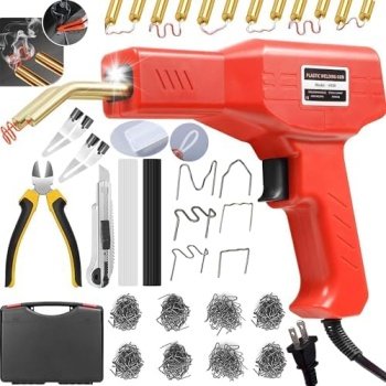 150W Upgraded Plastic Welder Plastic Welding Kit, 800PCS Hot Stapler Plastic