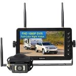 Haloview BT7 RV Backup Camera Wireless FHD 1080P DVR 7" Monitor System