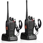 Walkie Talkies Rechargeable Long Range Two-Way Radios with Earpieces,2-Way