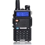 Baofeng UV-5R Ham Radio Handheld, Dual Band Two Way Radio (Black)