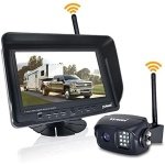 1080P Wireless Backup Camera System for RV, Trucks & Trailers – 7” HD Monitor
