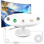 Outdoor RV TV Antenna for Camper,Digital RV Antenna Roof Mount for Smart TV