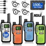 Walkie Talkies Long Range for Adults,Rechargeable Walkie Talkies FRS NOAA Family
