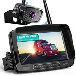 Nuoenx Wireless Backup Camera, 7 Inch Monitor Rear View Camera System for RV