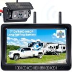 1080P Wireless Backup Camera Magnetic: 1-Min No Wiring Easy Setup & Remove