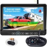 20-Mins Easy Install RV Backup Camera Wireless for Furrion: 7" DVR Monitor | HD
